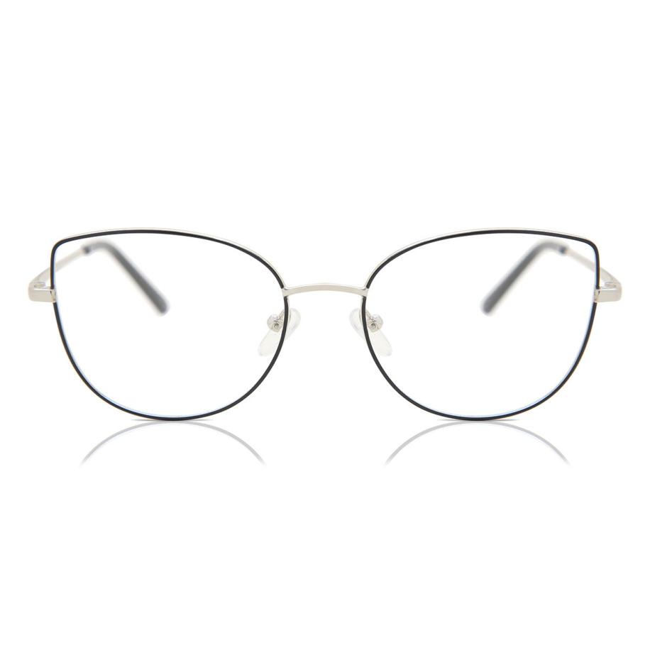 Dames Cat-eye Volledige rand Metaal Zwart Bril - Anti-Blauwlichtglazen - SmartBuy Collection