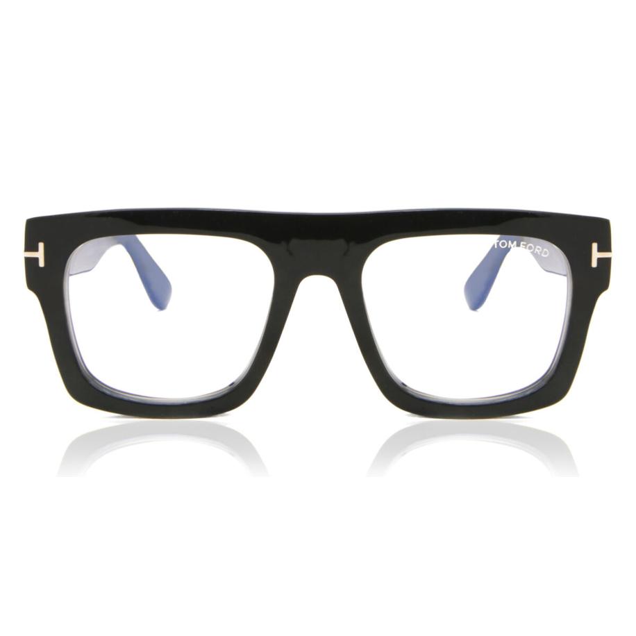Tom Ford FT5634-B 1 Blauw-Light Block Zwart Heren Bril