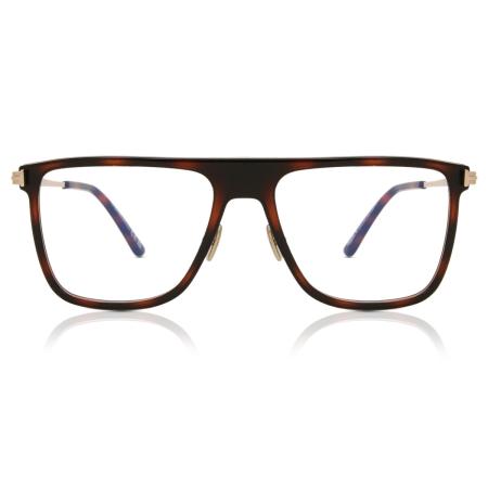 Tom Ford FT5944-B 056 Blauw-Light Block Tortoiseshell Heren Bril
