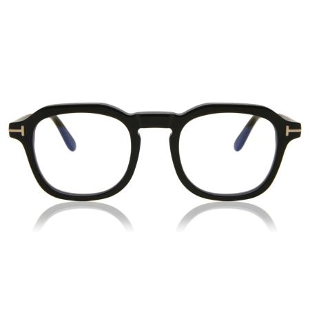 Tom Ford FT5836-B 001 Blauw-Light Block Zwart Heren Bril