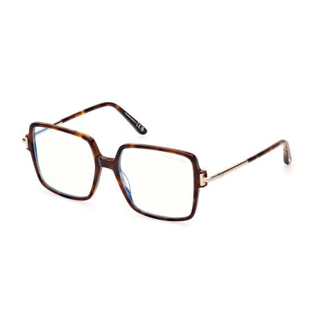 Tom Ford FT5915-B 052 Blauw-Light Block Tortoiseshell Dames Bril