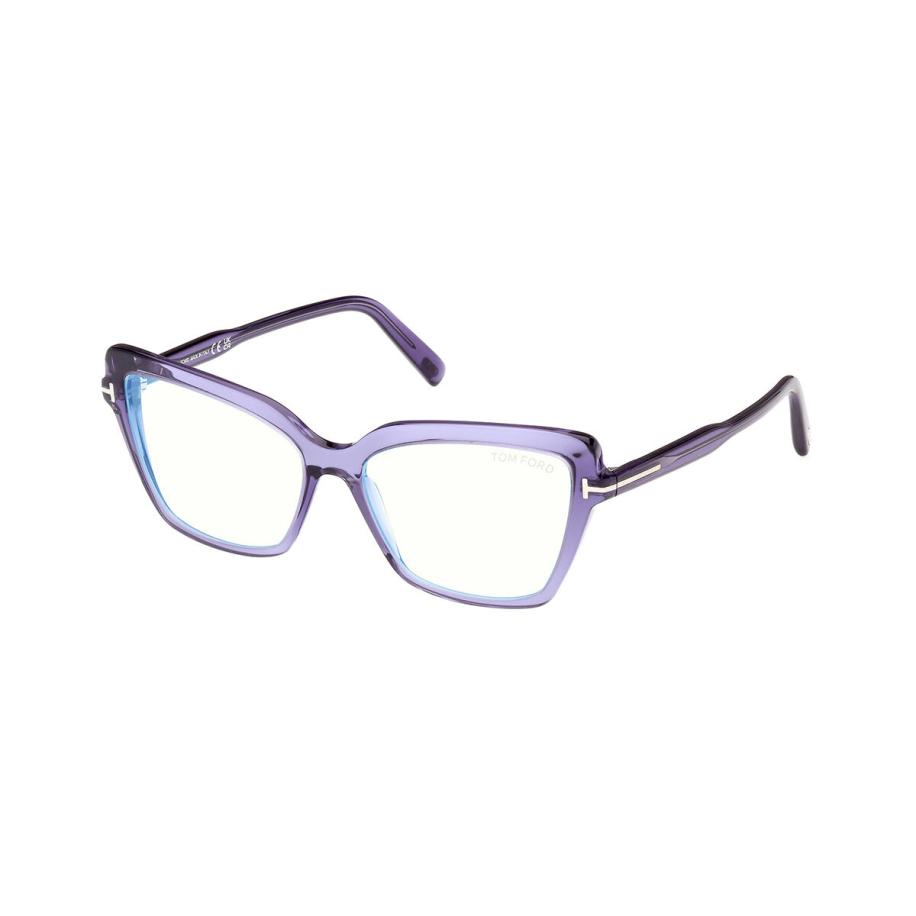 Tom Ford FT5948-B 81 Blauw-Light Block Dames Bril