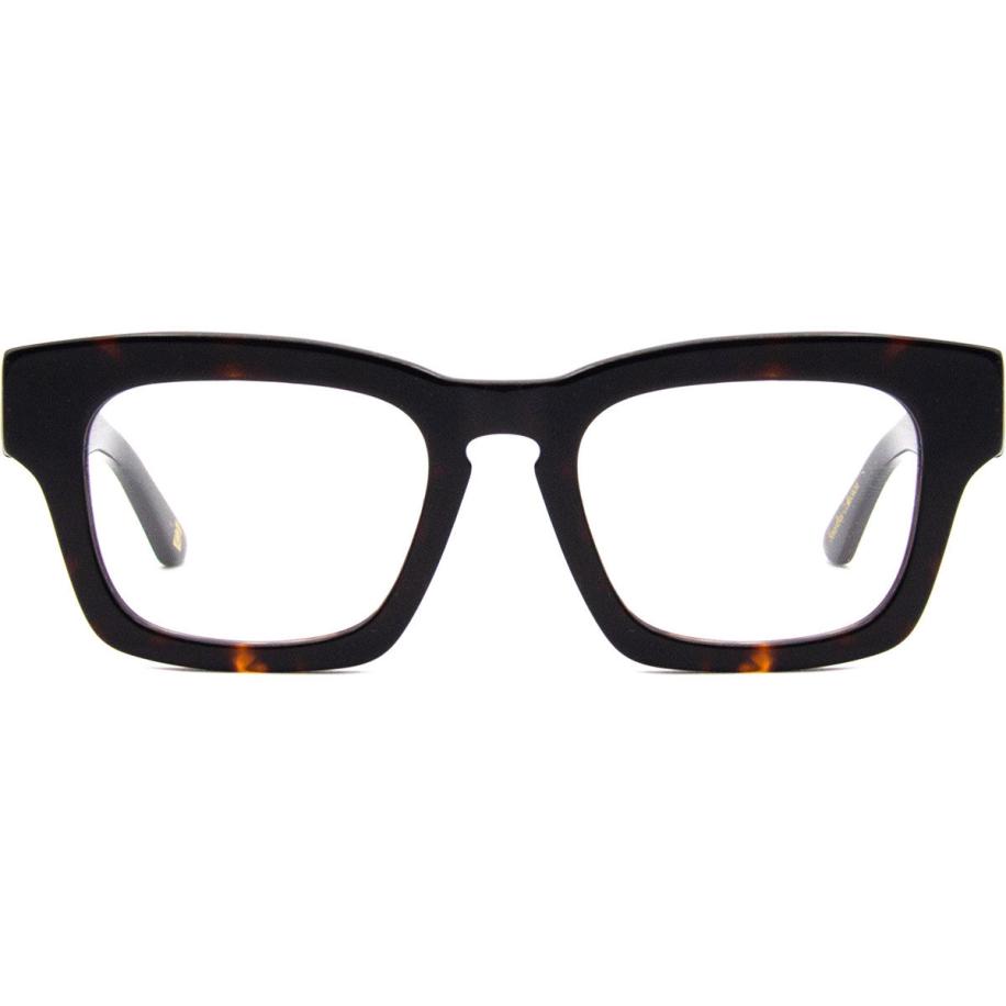 Heren Vierkant Volledige rand Plastic Tortoiseshell Bril - Anti-Blauwlichtglazen - SmartBuy Collection