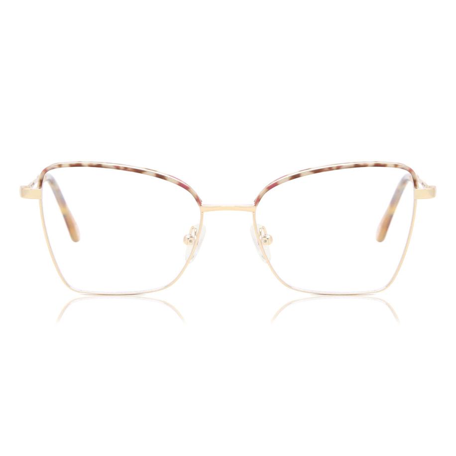 Dames Cat-eye Volledige rand Metaal Tortoiseshell Bril - Anti-Blauwlichtglazen - SmartBuy Collection