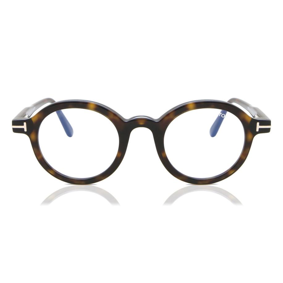 Tom Ford FT5664-B 52 Blauw-Light Block Tortoiseshell Heren Bril