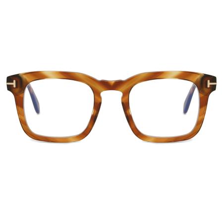 Tom Ford FT6025-B 053 Blauw-Light Block Heren Bril
