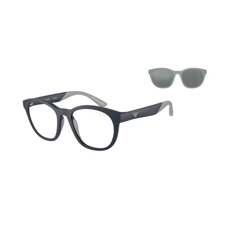 Emporio Armani EK4001F Aziatische pasvorm Kinder with Clip-On 50891W Blauw Kinder Bril