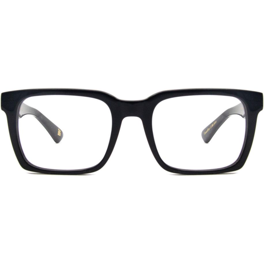 Heren Vierkant Volledige rand Plastic Zwart Bril - Anti-Blauwlichtglazen - SmartBuy Collection