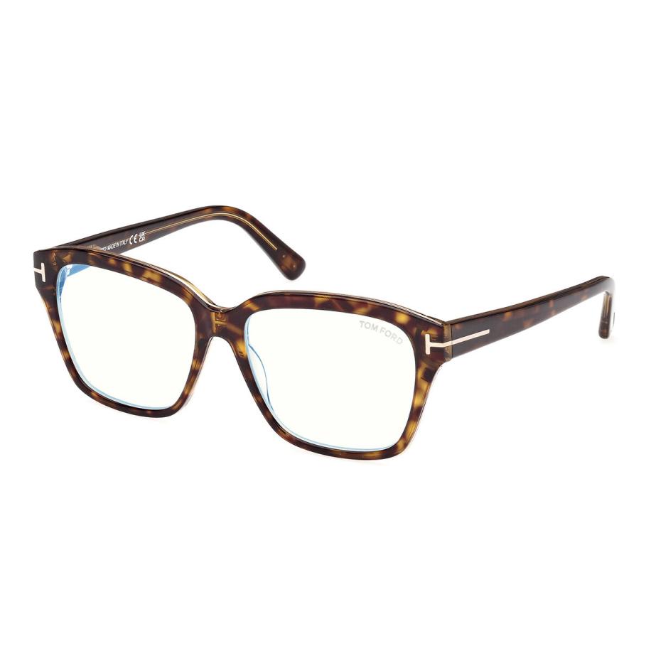 Tom Ford FT5955-B 55 Tortoiseshell Dames Bril