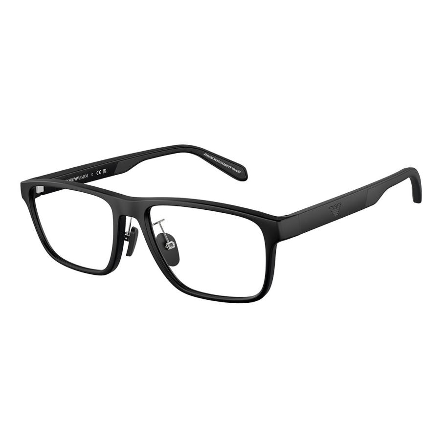 Emporio Armani EA3233F Aziatische pasvorm 5001 Zwart Heren Bril