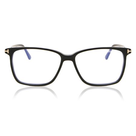 Tom Ford FT5478-B 001 Blauw-Light Block Zwart Heren Bril