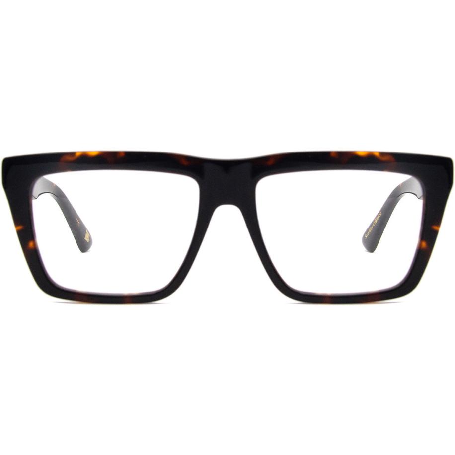 Heren Vierkant Volledige rand Plastic Tortoiseshell Bril - Anti-Blauwlichtglazen - SmartBuy Collection