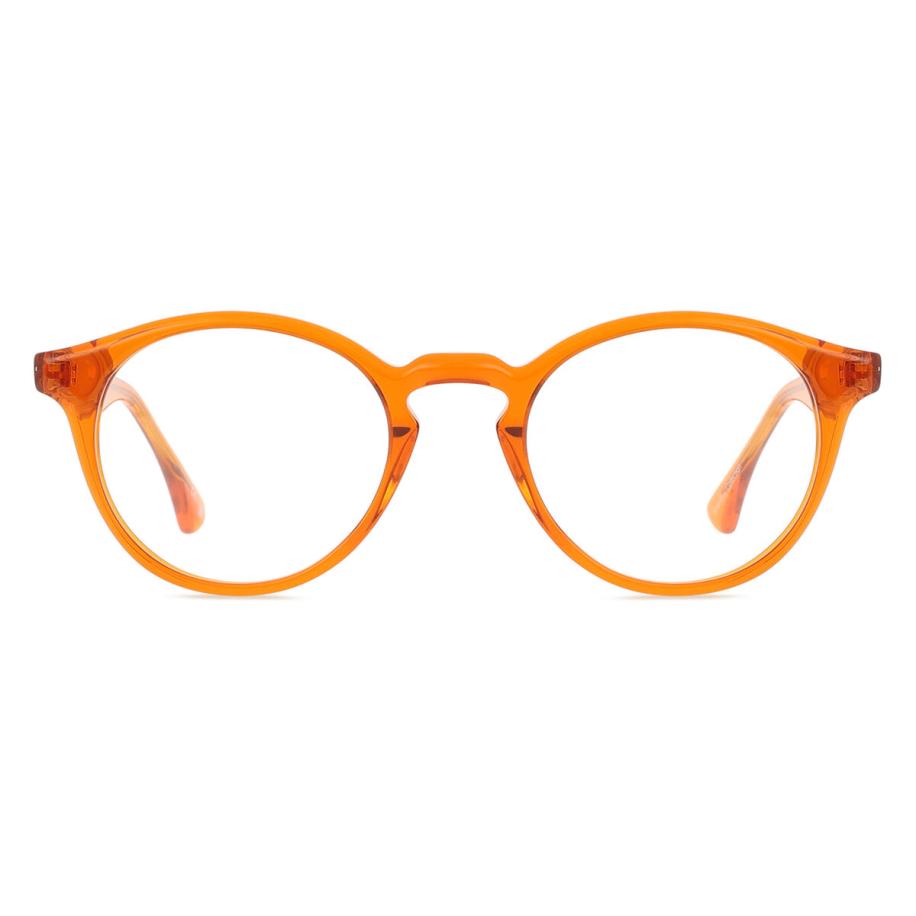 Heren Ovaal Volledige rand Plastic Doorzichtig Bril - Anti-Blauwlichtglazen - SmartBuy Collection