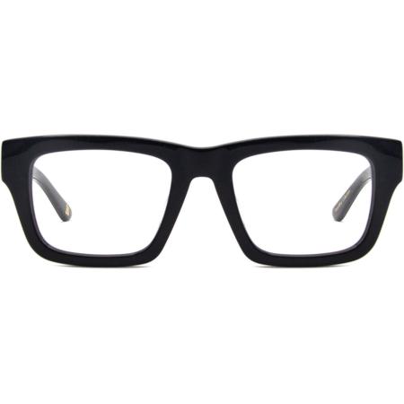 Heren Vierkant Volledige rand Plastic Zwart Bril - Anti-Blauwlichtglazen - SmartBuy Collection