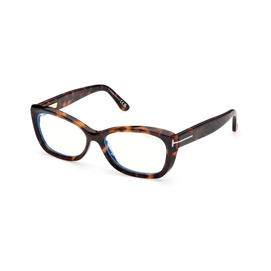 Tom Ford FT6046-B 52 Tortoiseshell Dames Bril