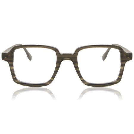 Heren Vierkant Volledige rand Plastic Groen Bril - Anti-Blauwlichtglazen - Arise Collective