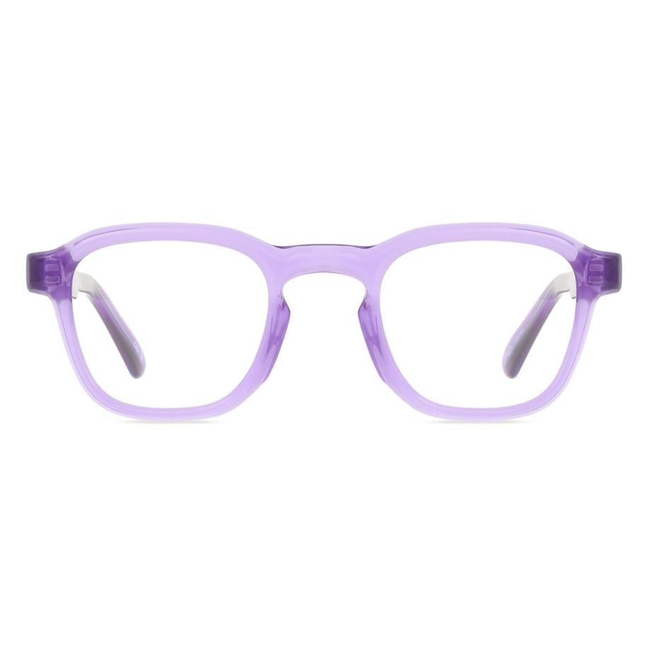 Heren Vierkant Volledige rand Plastic Purple Bril - Anti-Blauwlichtglazen - SmartBuy Collection