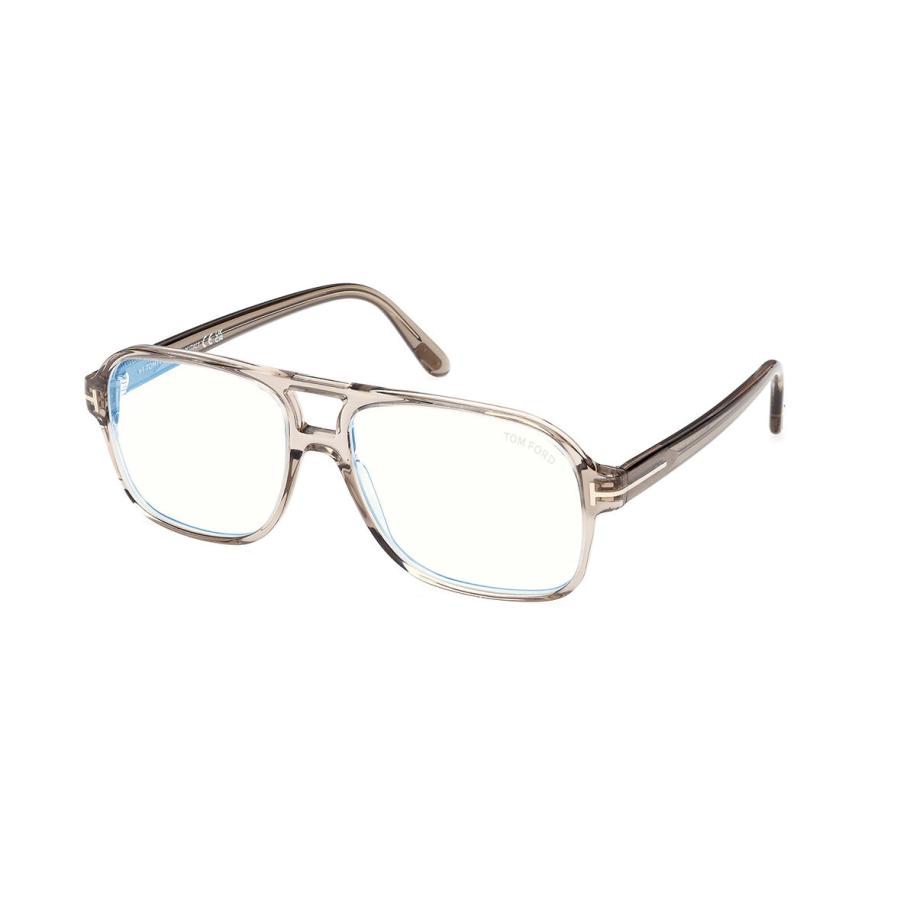 Tom Ford FT6058-B 51 Blauw-Light Block Bruin Heren Bril