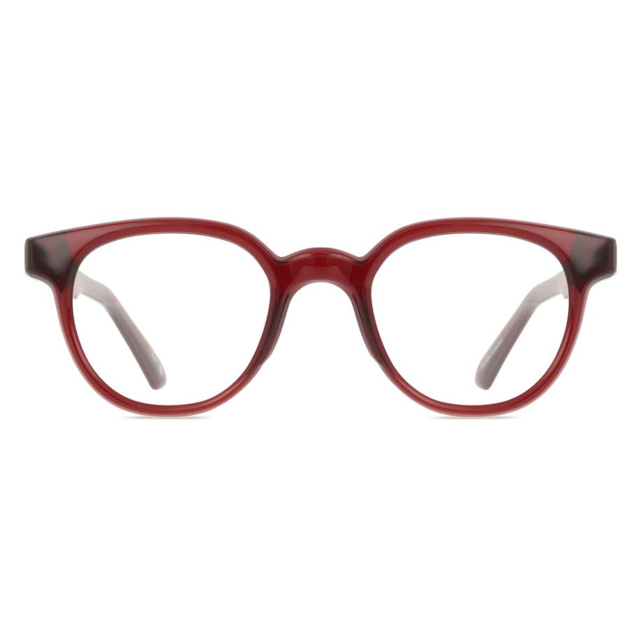 Heren Ovaal Volledige rand Plastic Rood Bril - Anti-Blauwlichtglazen - SmartBuy Collection