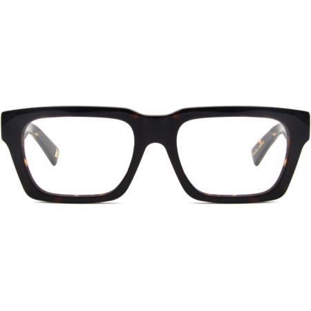 Heren Vierkant Volledige rand Plastic Tortoiseshell Bril - Anti-Blauwlichtglazen - SmartBuy Collection