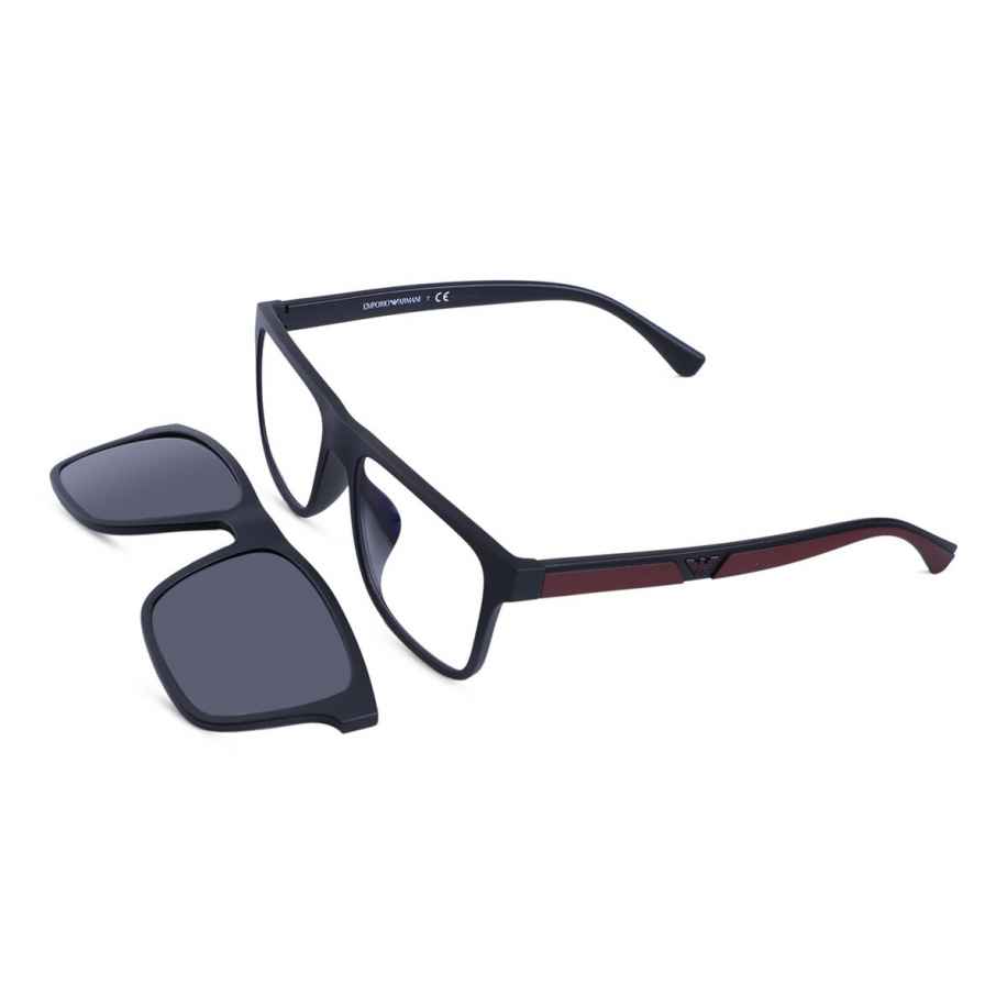 Emporio Armani EA4115F Aziatische pasvorm With Clip-On 50421W Zwart Heren Bril