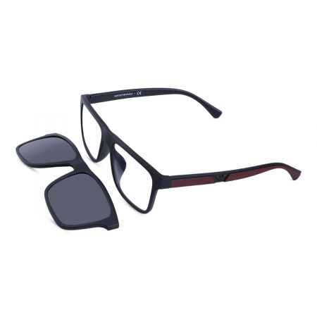 Emporio Armani EA4115F Aziatische pasvorm With Clip-On 50421W Zwart Heren Bril