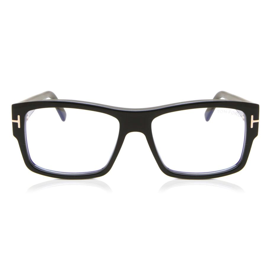 Tom Ford FT5941-B 1 Blauw-Light Block Zwart Heren Bril