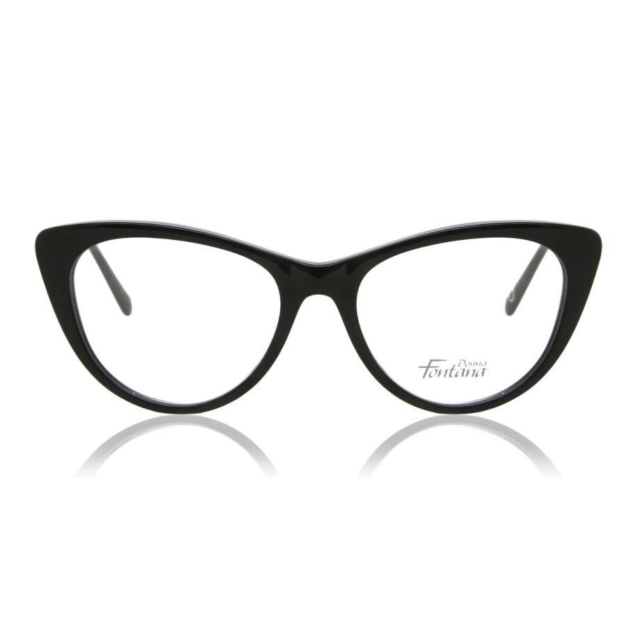 Dames Cat-eye Volledige rand Plastic Zwart Bril - Anti-Blauwlichtglazen - SmartBuy Collection