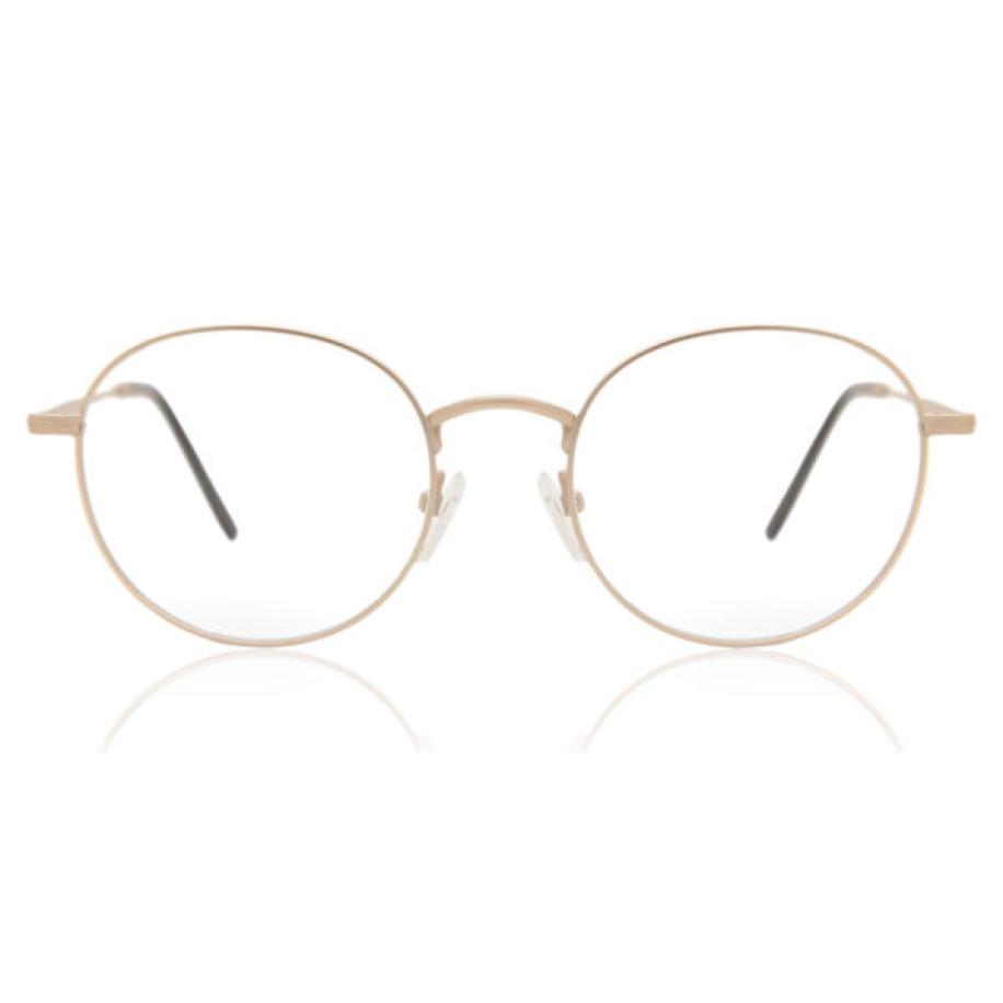 Heren Rond Volledige rand Metaal Goud Bril - Anti-Blauwlichtglazen - SmartBuy Collection