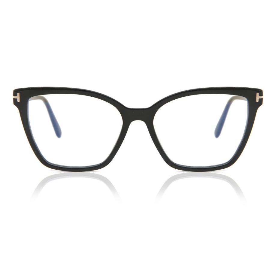 Tom Ford FT5812-B 1 Blauw-Light Block Zwart Dames Bril