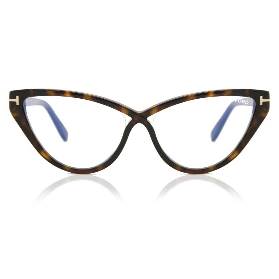 Tom Ford FT5729-B 52 Blauw-Light Block Tortoiseshell Dames Bril