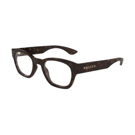 Alexander McQueen AM0530O 006 Tortoiseshell Heren Bril