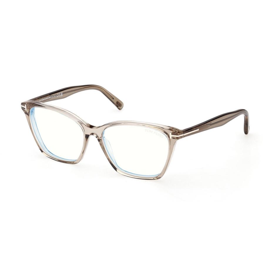 Tom Ford FT5949-B 45 Blauw-Light Block Bruin Dames Bril