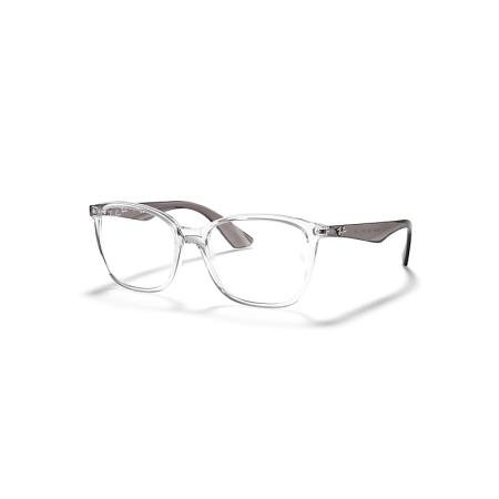 Ray-Ban Rb7066 Optics Transparant Grijs montuur Helder glazen Gepolariseerd 54-17