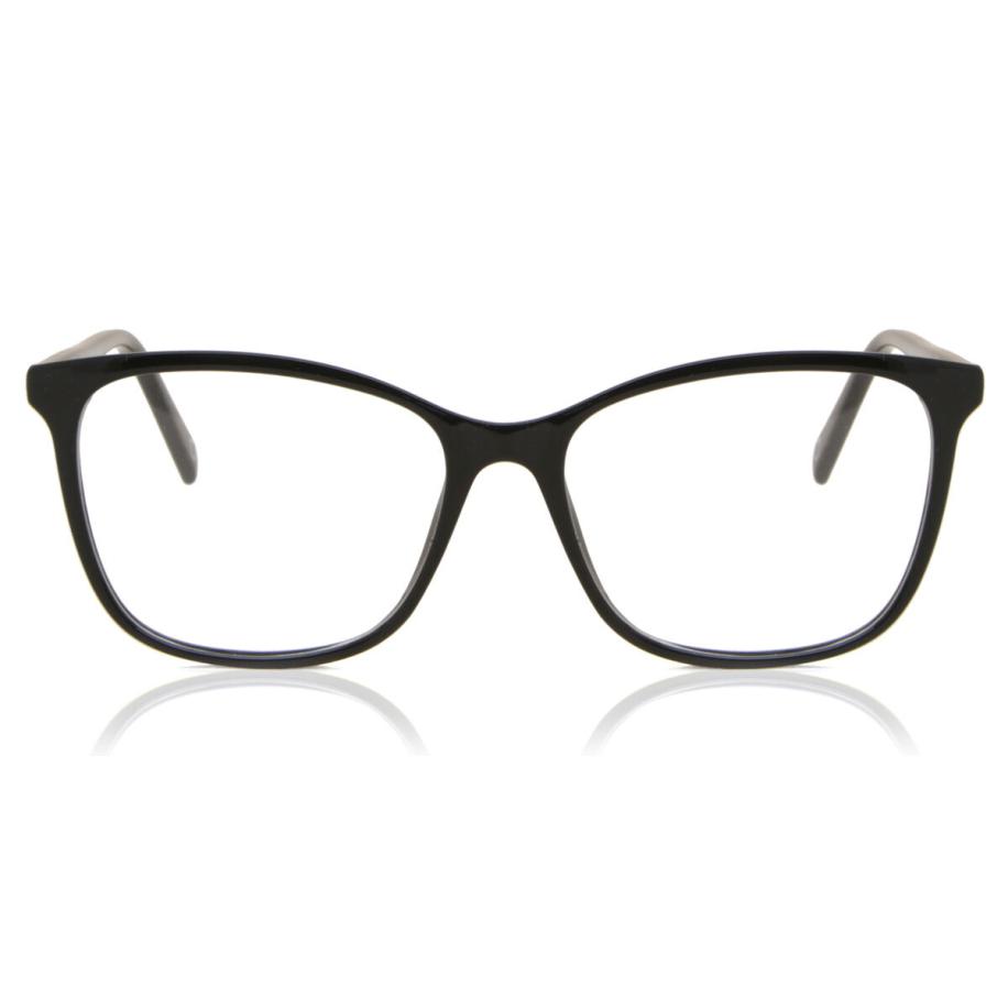 Heren Vierkant Volledige rand Plastic Zwart Bril - Anti-Blauwlichtglazen - SmartBuy Collection
