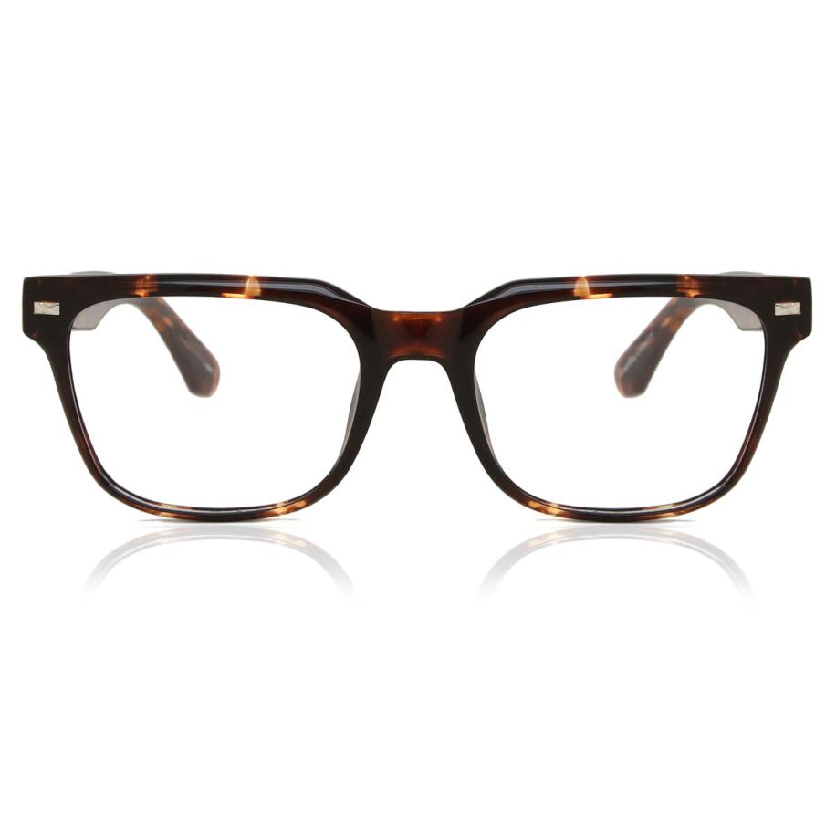 Heren Vierkant Volledige rand Plastic Tortoiseshell Bril - Anti-Blauwlichtglazen - Arise Collective