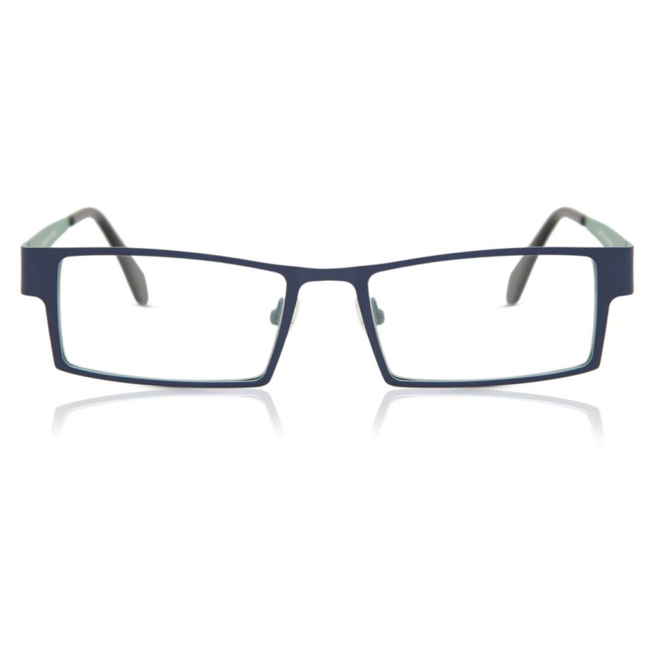Heren Rechthoek Volledige rand Metaal Blauw Bril - Anti-Blauwlichtglazen - SmartBuy Collection
