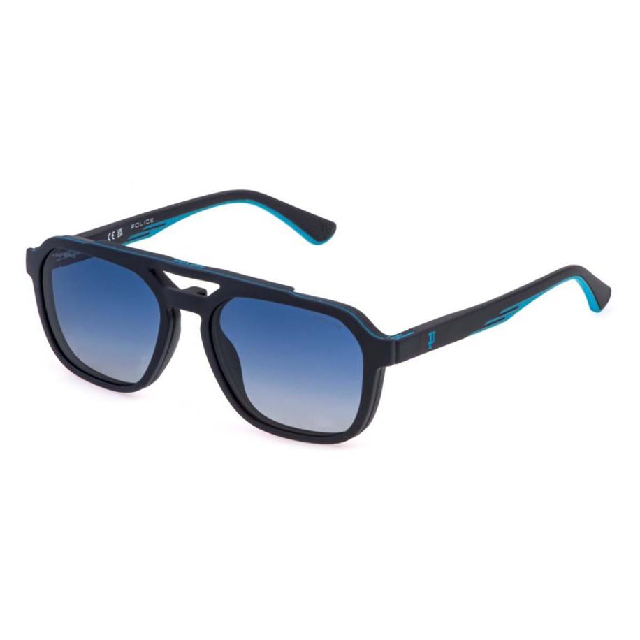 Police UK152 SURFER JR 1 WITH CLIP-ON 7SFP Blauw Kinder Bril