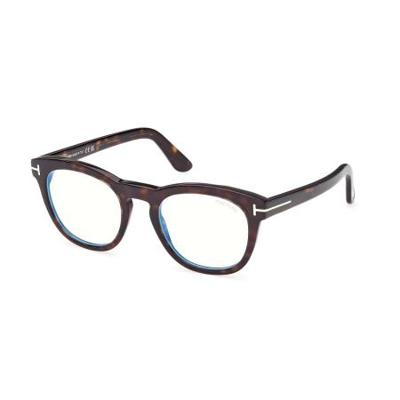 Tom Ford FT6081-B 052 Blauw-Light Block Tortoiseshell Heren Bril