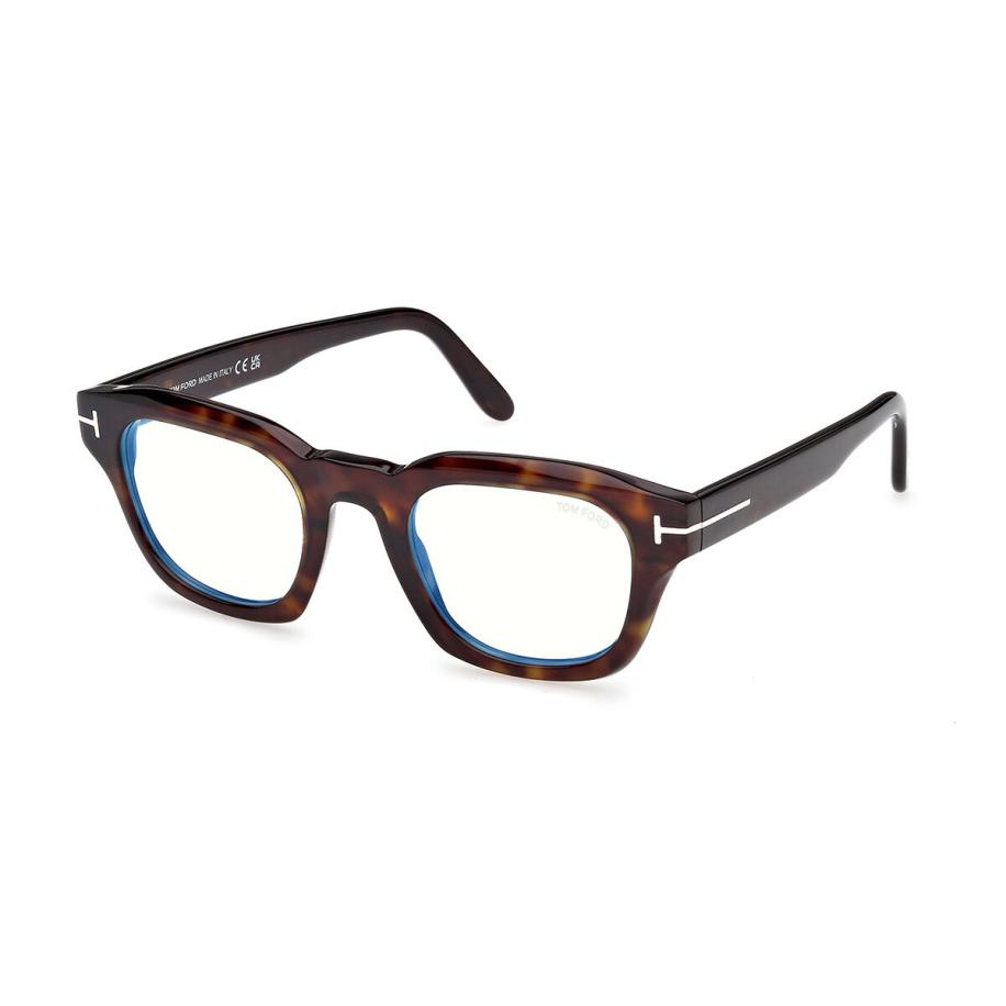 Tom Ford FT6083-B 52 Blauw-Light Block Tortoiseshell Heren Bril