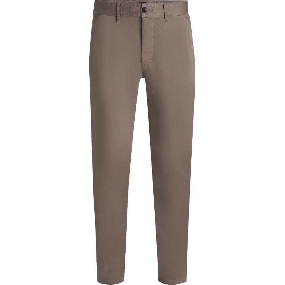 BOSS Chino Slim Taupe Bruin