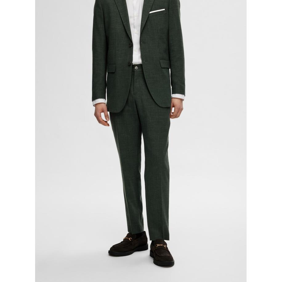 Selected SELECTED Pantalon SLHOASIS donkergroen -