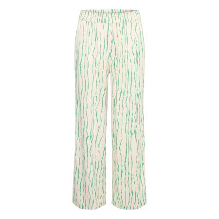 Saint Tropez SAINT TROPEZ Broek Ulla mintgroen / wit