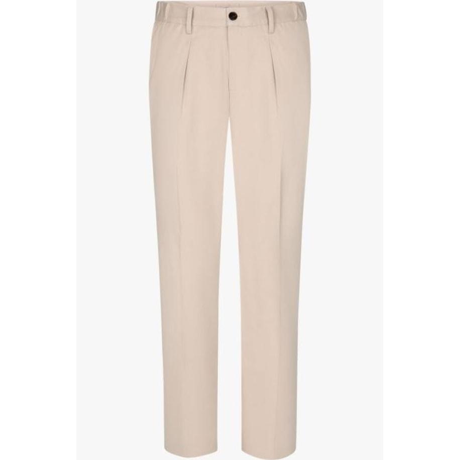 Profuomo Chino beige, Effen Bruin