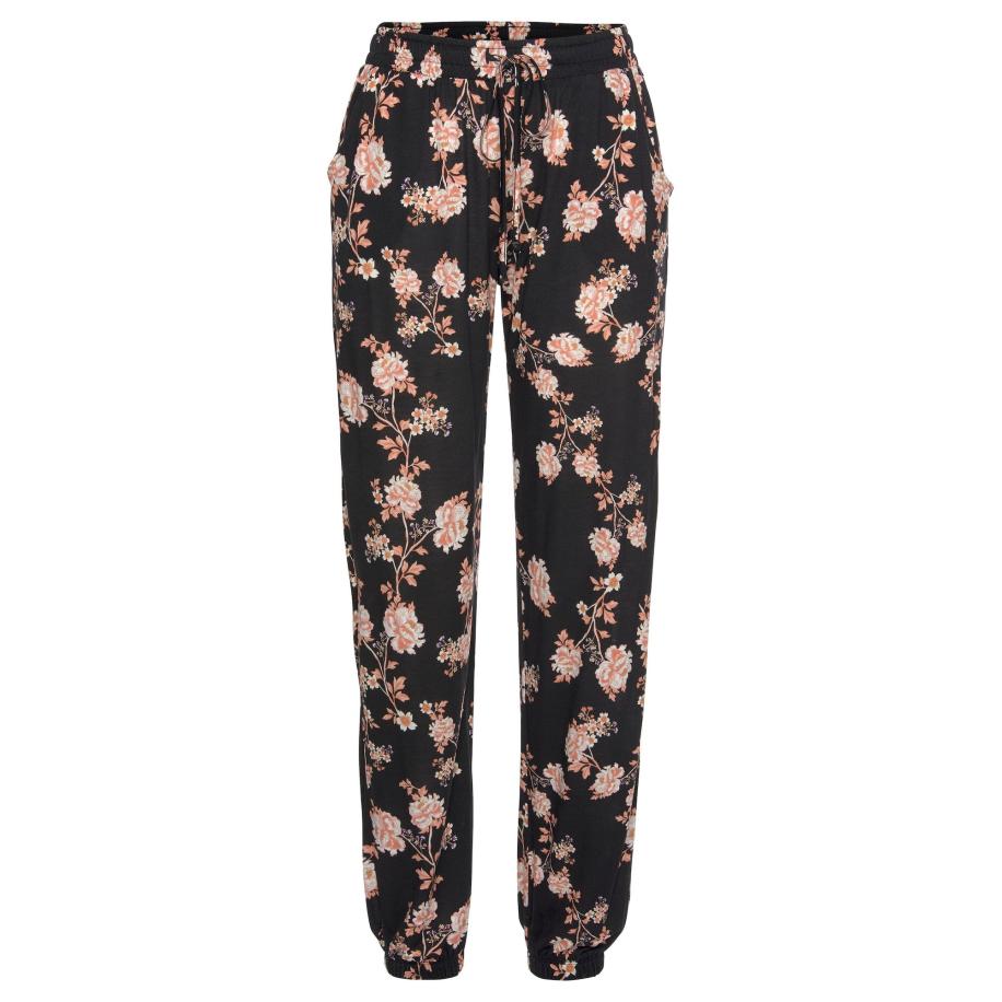 Lascana LASCANA Broek rosa / zwart -