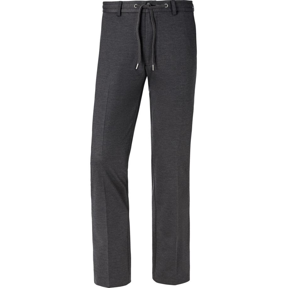 Charles Colby Linnen broek grijs, Effen Grijs