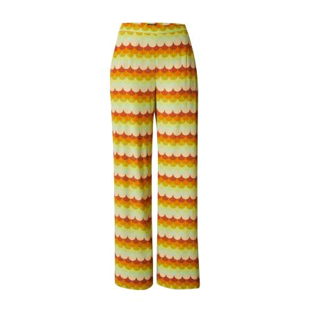 King Louie King Louie Broek Ethel geel / pastelgroen / oranje / donkeroranje