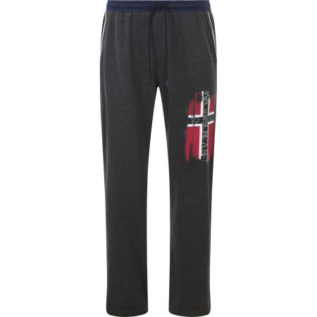 Jan Vanderstorm Sweatpants donkergrijs, Bedrukt