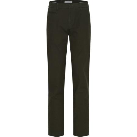 Brax Fabio In Chino olijfgroen, Effen