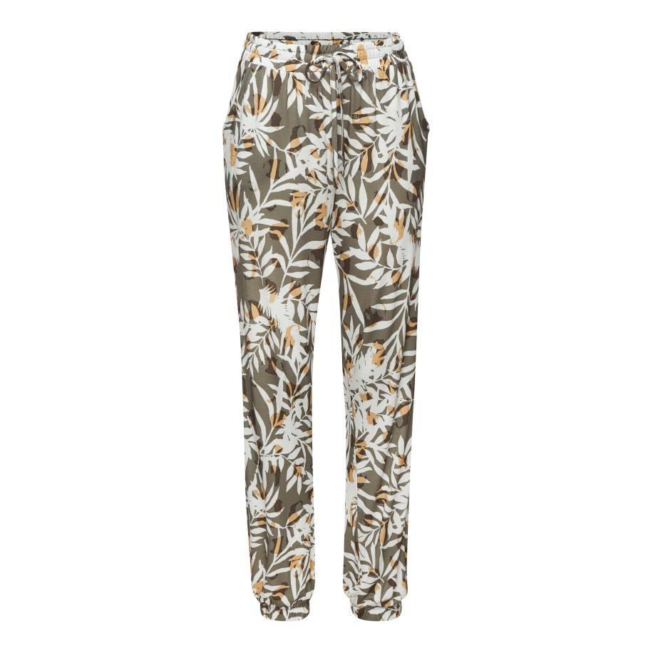 VIVANCE VIVANCE Broek bruin / olijfgroen / lichtoranje / wit -